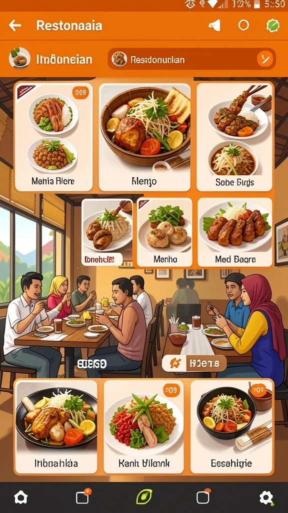 Karakter dengan desain yang beragam dan unik.