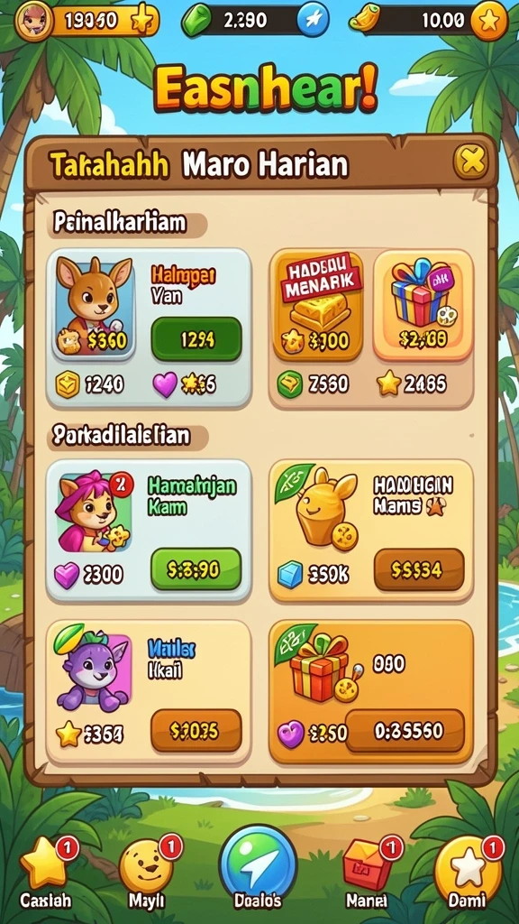 Tantangan menarik yang menguji keterampilan strategis pemain.