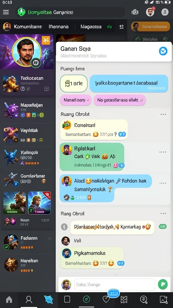 Karakter yang dapat disesuaikan untuk gaya bermainmu.