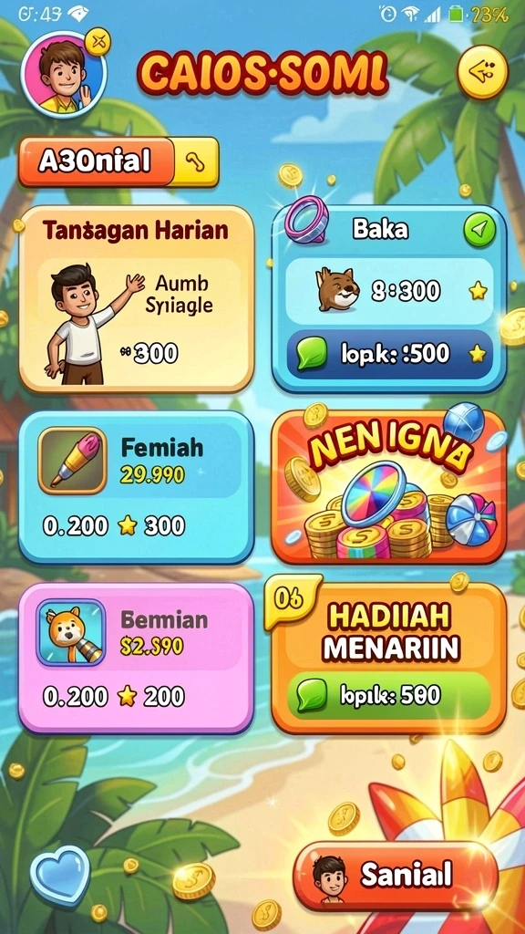 Beragam karakter dengan kemampuan unik.