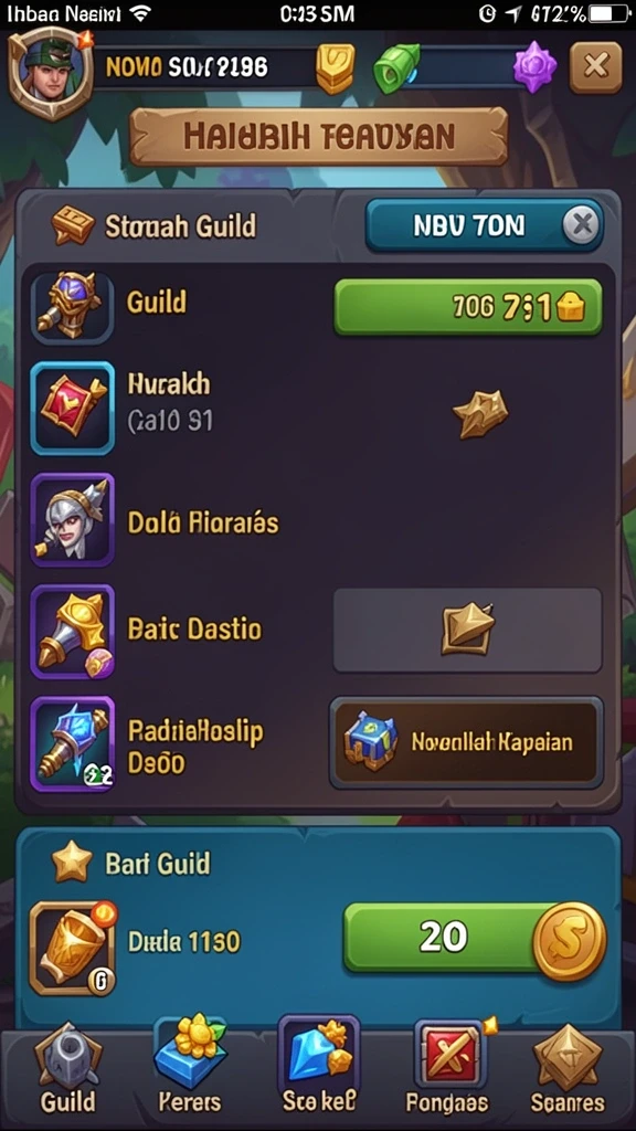 Screenshot menampilkan karakter utama dalam aksi petualangan.