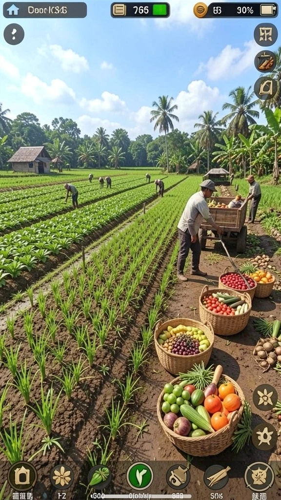 Tangkapan layar menunjukkan kustomisasi karakter yang menarik.