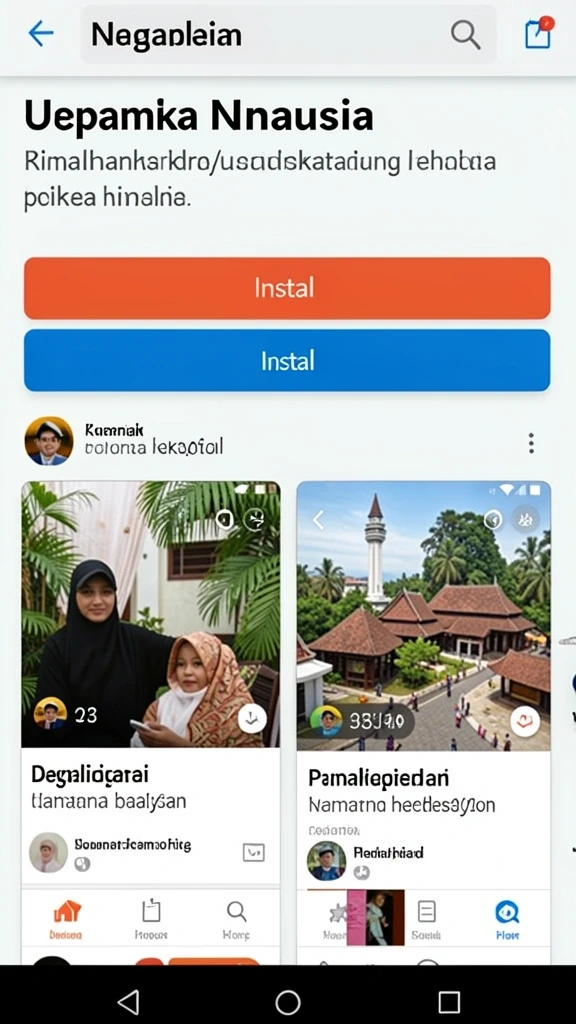 Pemandangan dunia luar yang menakjubkan.