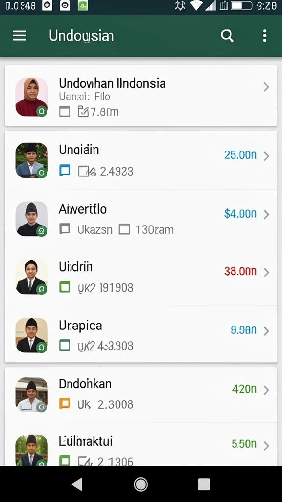 Antarmuka pengguna yang sederhana dan intuitif.