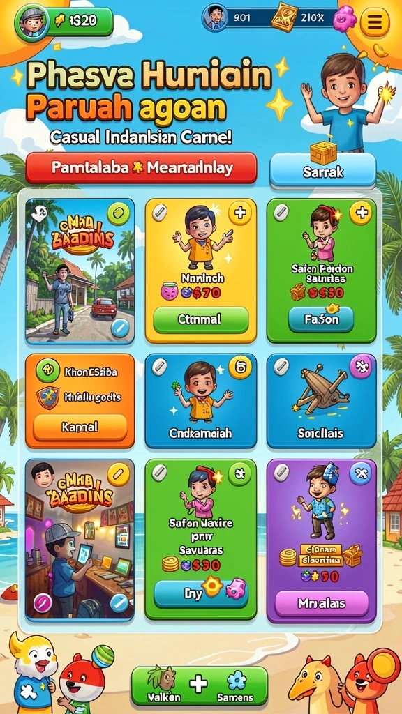 Mode multiplayer untuk tantangan lebih seru.
