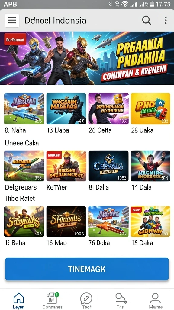 Screenshot menampilkan aksi seru dalam pertempuran melawan musuh.