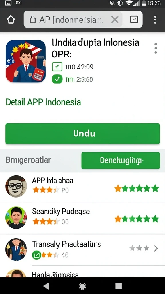 Tampilan antarmuka yang modern dan menarik.