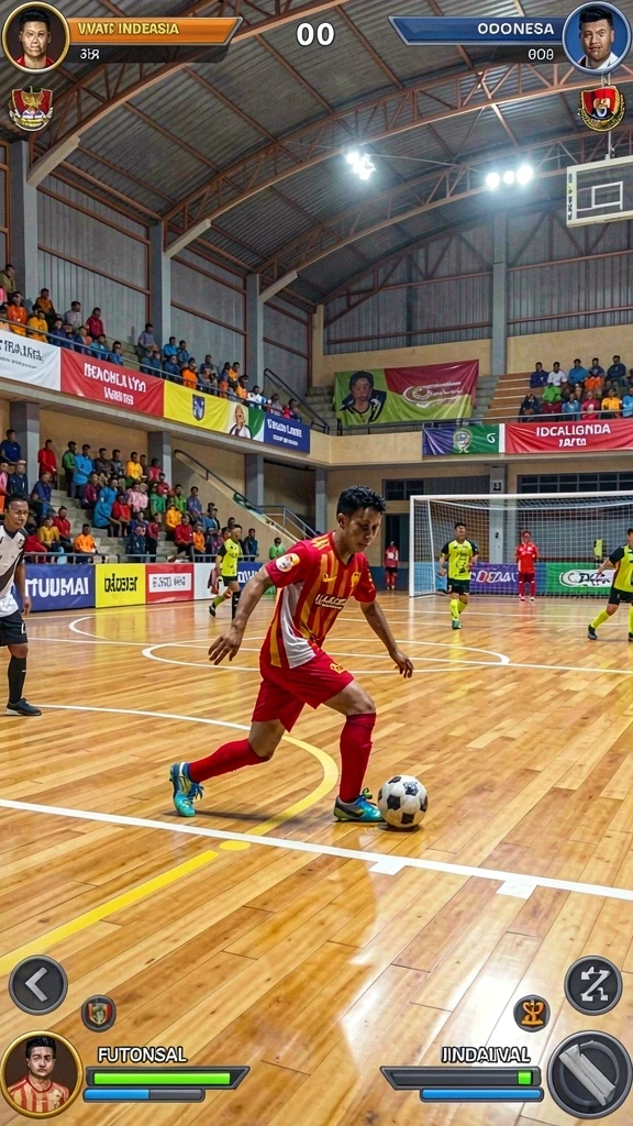 Dokumentasi level penuh tantangan yang harus dilalui pemain.