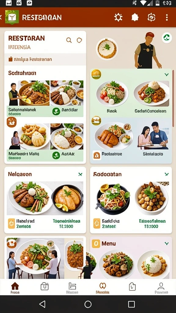Tampilan antarmuka yang ramah pengguna.