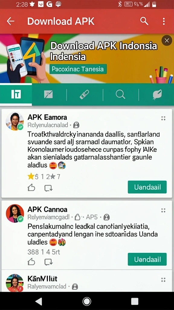 Tampilan antarmuka yang menarik dan mudah digunakan.