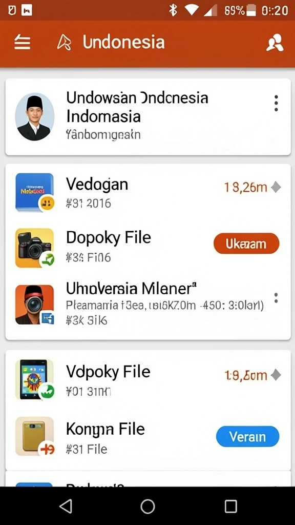 Tangkapan layar menampilkan antarmuka utama game LANGIT99.