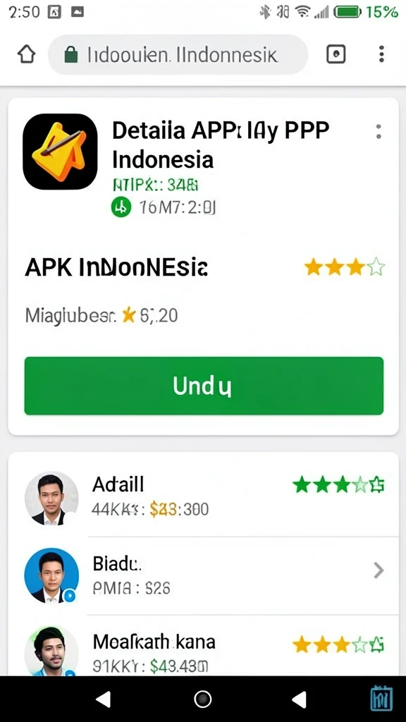 Tampilan awal yang menarik dan penuh warna.