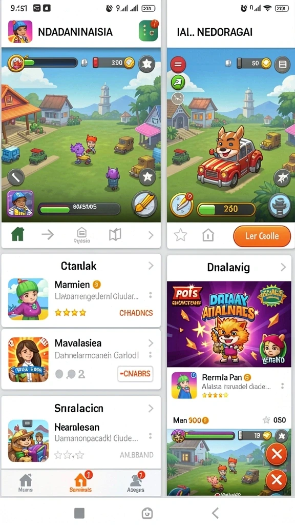 Tampilan antarmuka yang menarik dan mudah dinavigasi.
