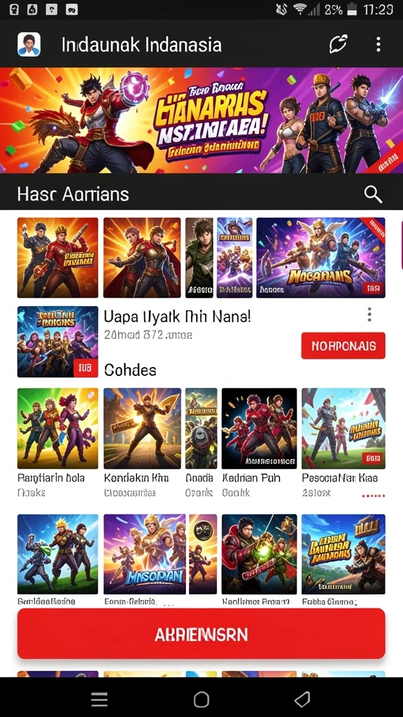 Antarmuka pengguna yang menarik dan modern.