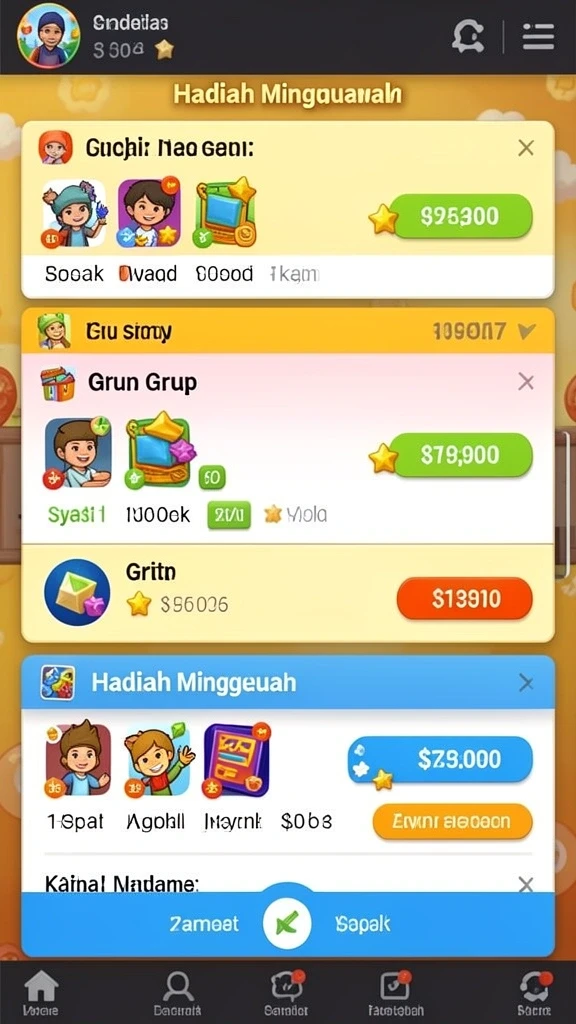 Fitur multiplayer yang menyenangkan untuk bermain bersama teman.