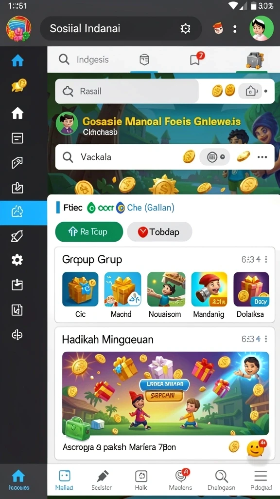 Tampilan antarmuka yang menarik dan mudah digunakan.