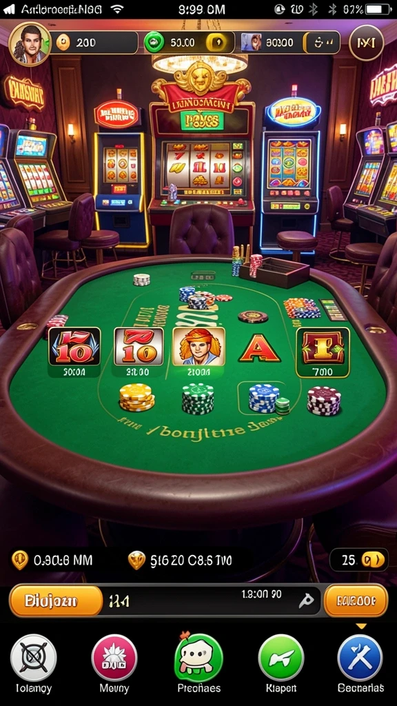 Screenshot menunjukkan beragam tema menarik dalam permainan slot.