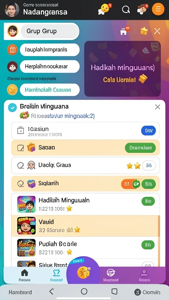 Tantangan seru yang menguji kemampuan Anda.