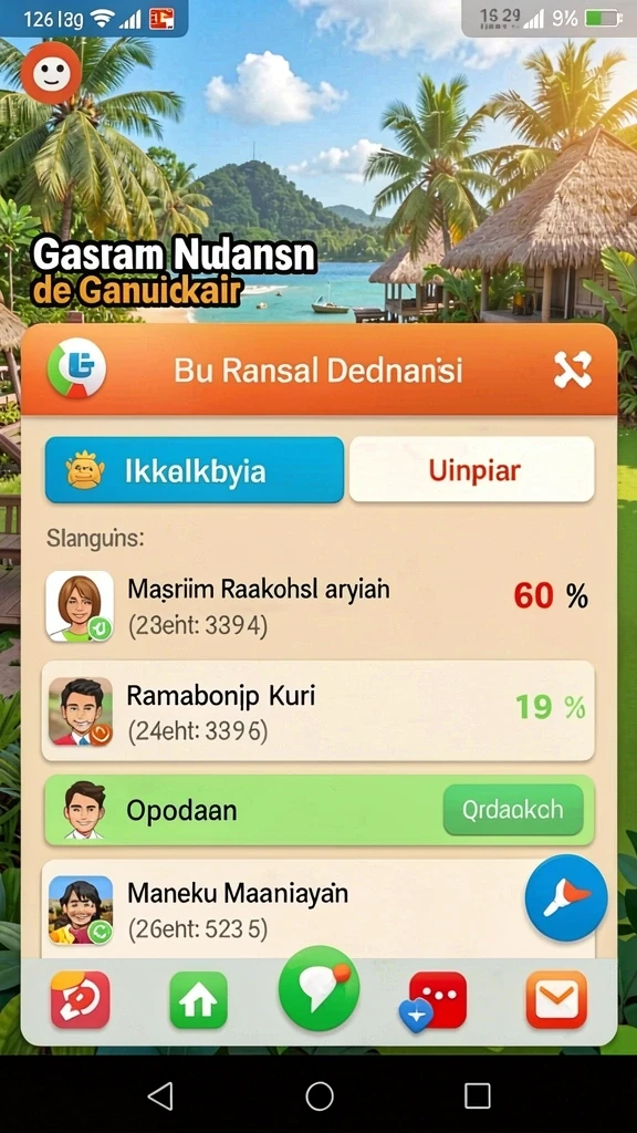 Karakter yang dapat dikustomisasi sesuai selera.