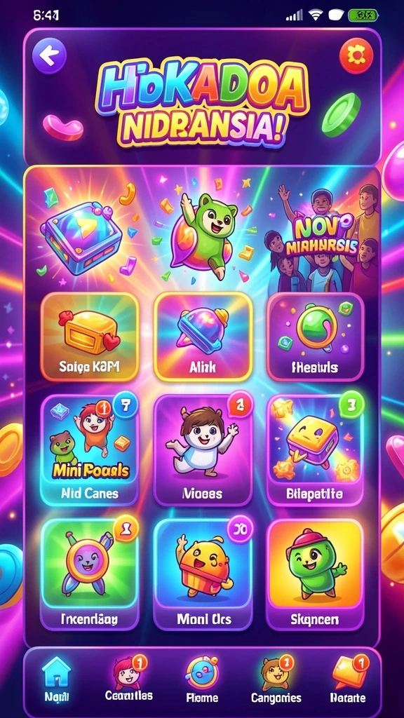 Gameplay yang seru dengan berbagai tantangan menanti.