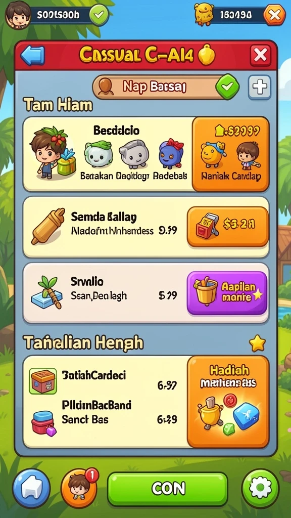 Tampilan antarmuka yang menarik dan modern.